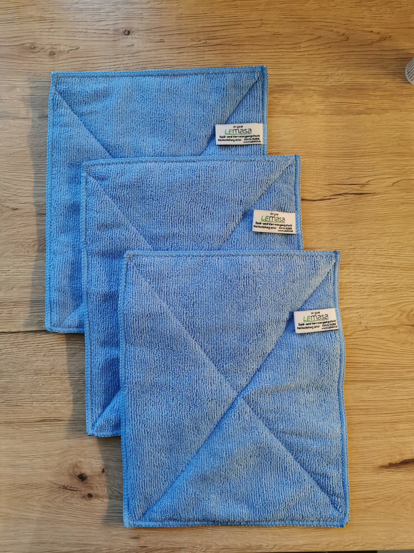 Spül- und Vorreinigungstuch 3er-Set (blau)