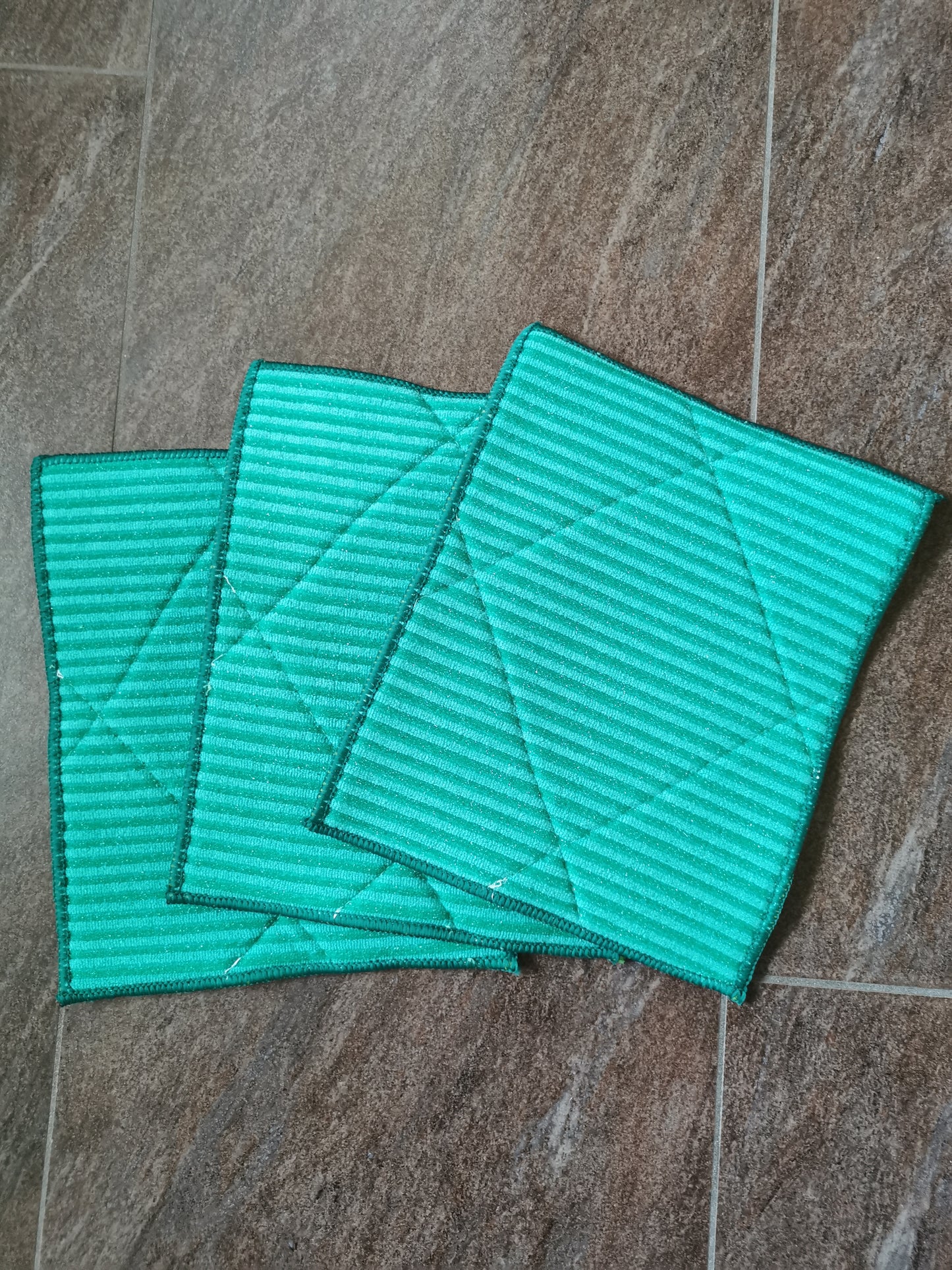 3er Set Bambus Vorreinigungstuch Plüsch/Abrassiv