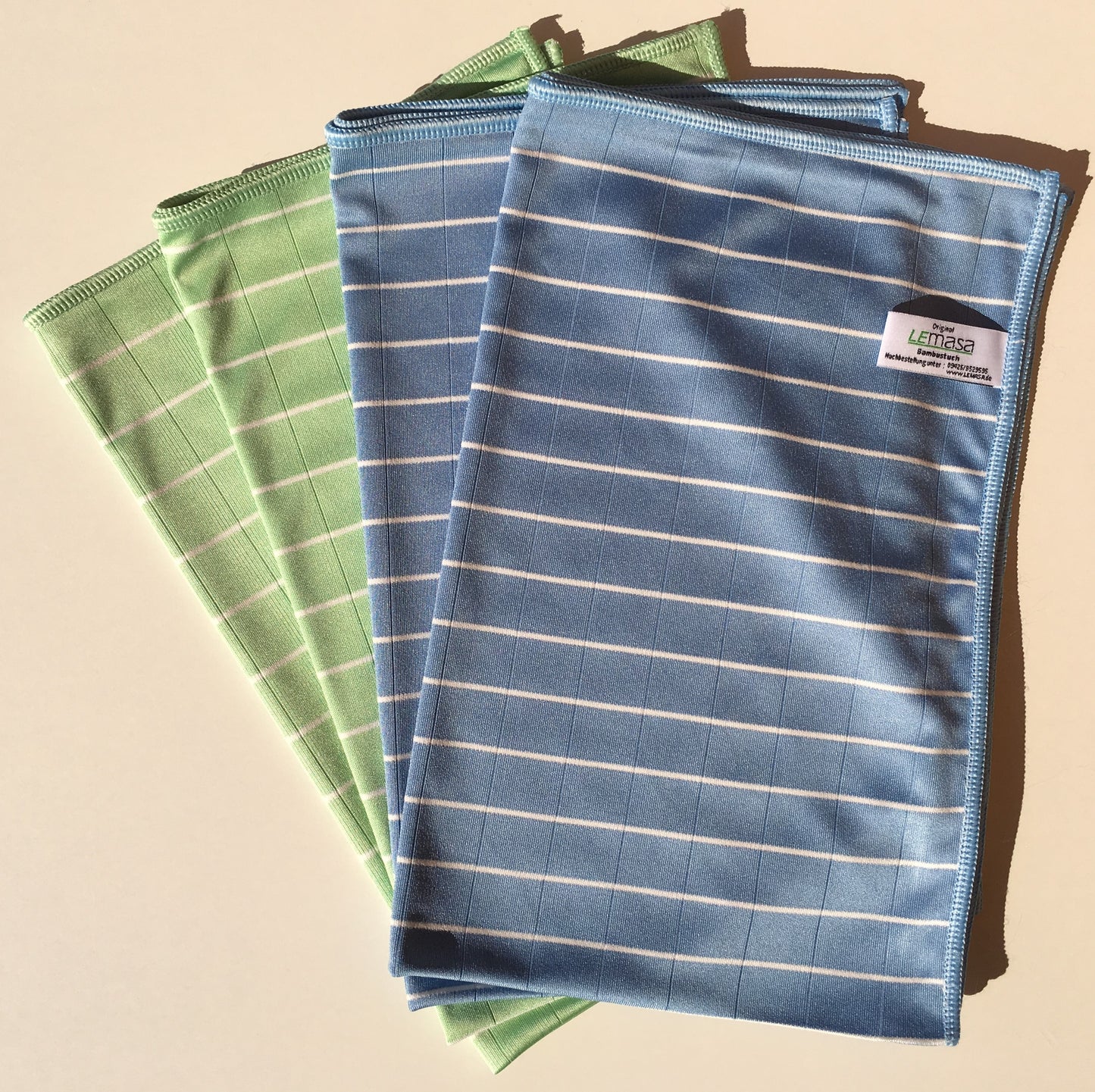 Original LEMASA Bambustuch XL 40x60cm 4er Set