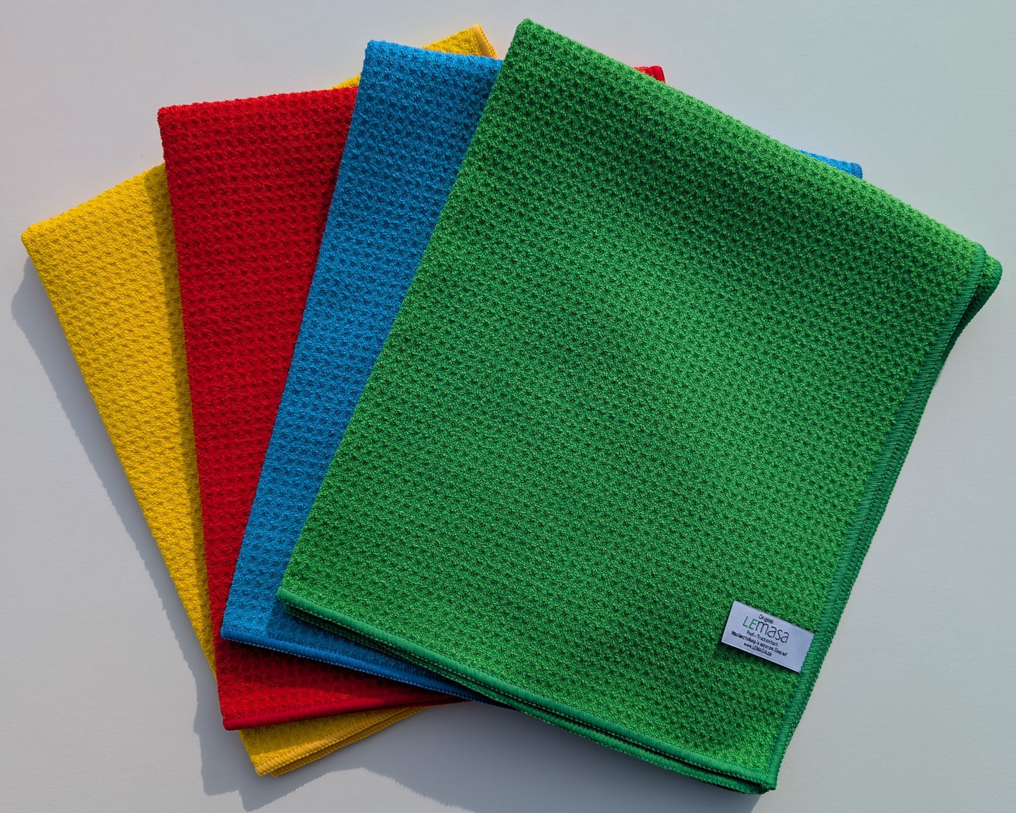 4er Set Profi - Trockentuch 50cm x 60cm (vier Farben im Set)