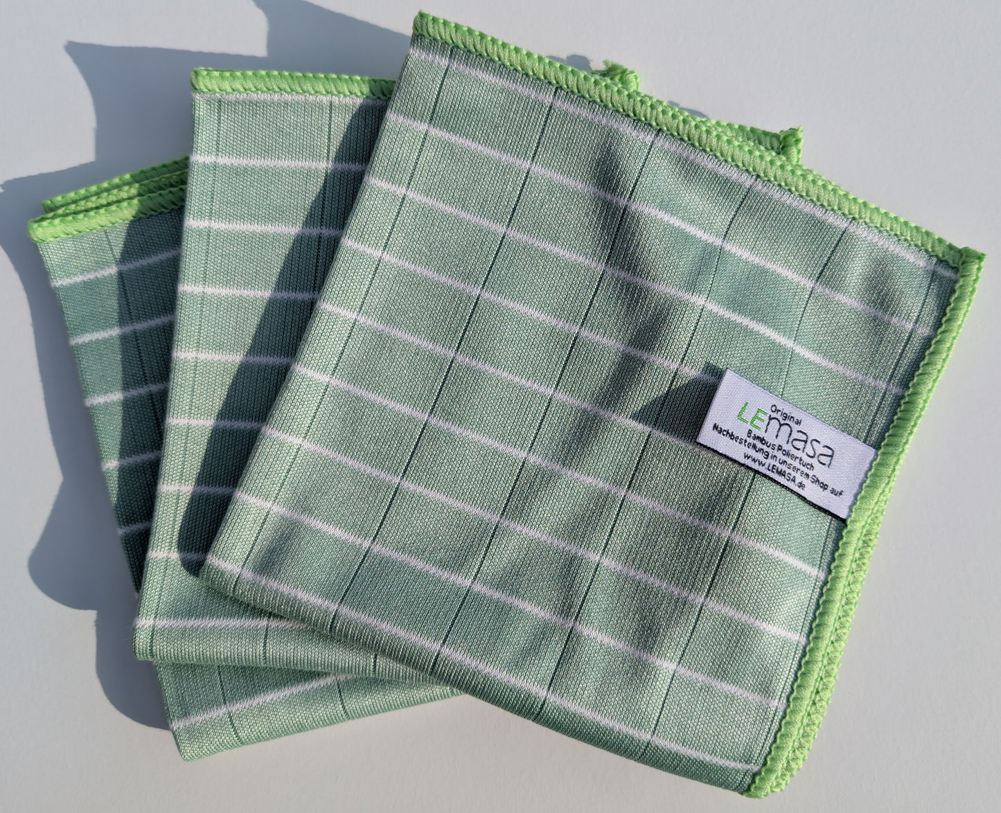Bambus Poliertuch 30cm x 30cm 3er Set