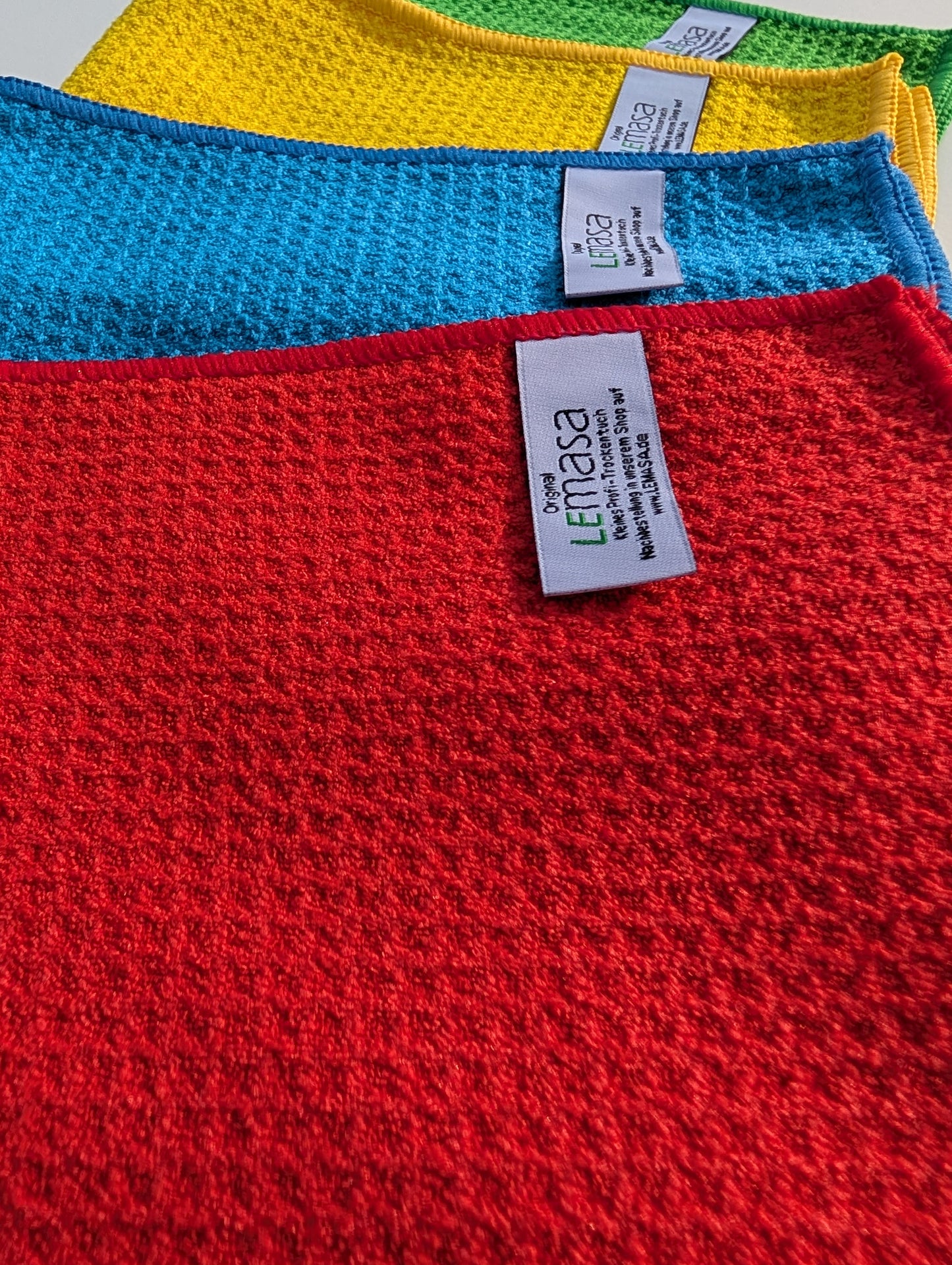 Kleines Profi-Trockentuch - Das kleine Geschirr- und Poliertuch im 4er Set 40cm x 40cm