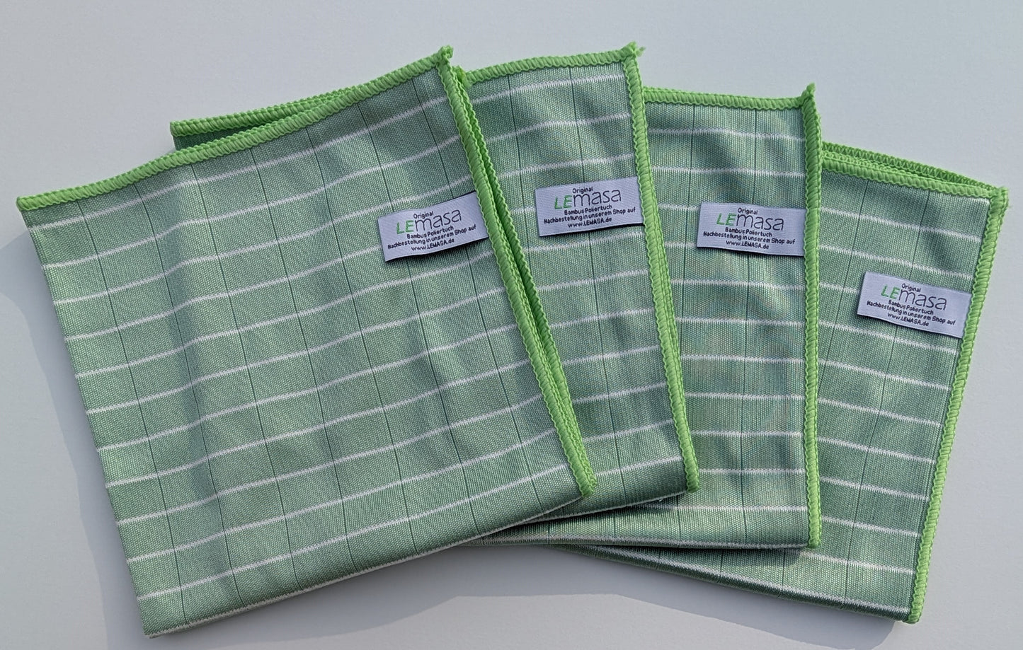 Bambus Poliertuch 40cm x 40cm 4er Set