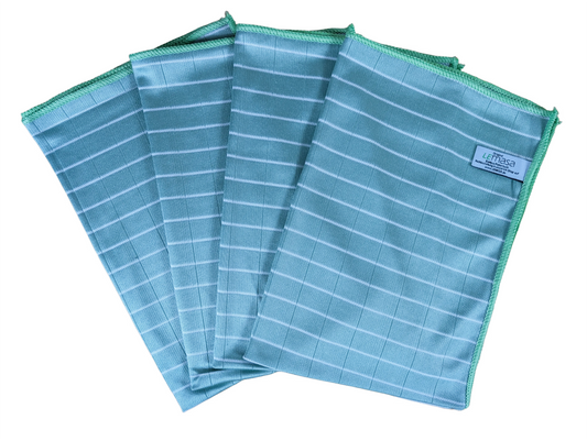 4er Set Bambus 40cm x 60cm Grün