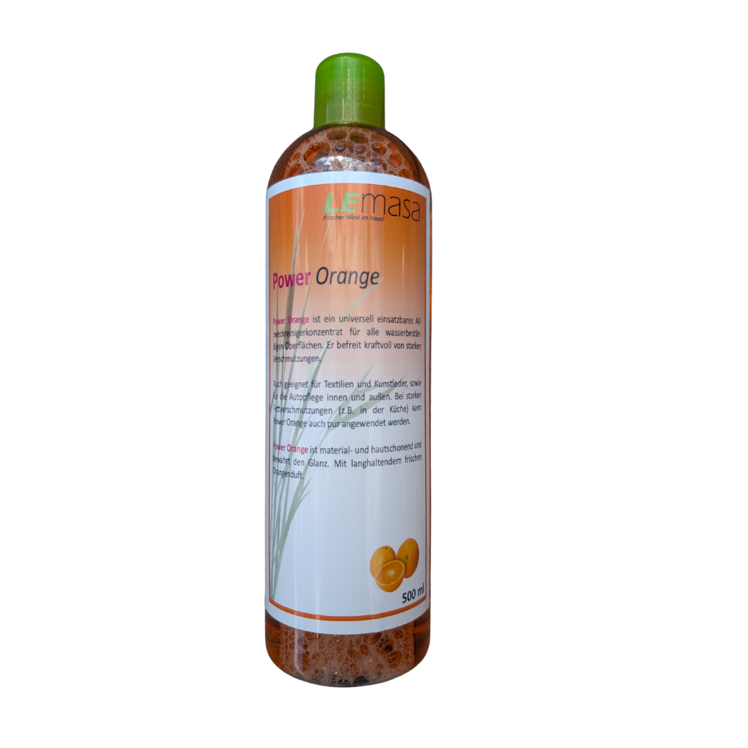 Power Orange 0,5 Liter Flasche