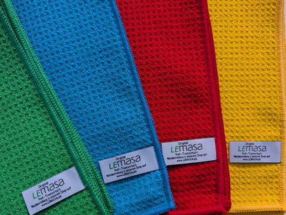 4er Set Profi - Trockentuch 50cm x 60cm (vier Farben im Set)
