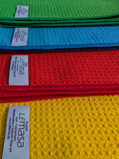 4er Set Profi - Trockentuch 50cm x 60cm (vier Farben im Set)