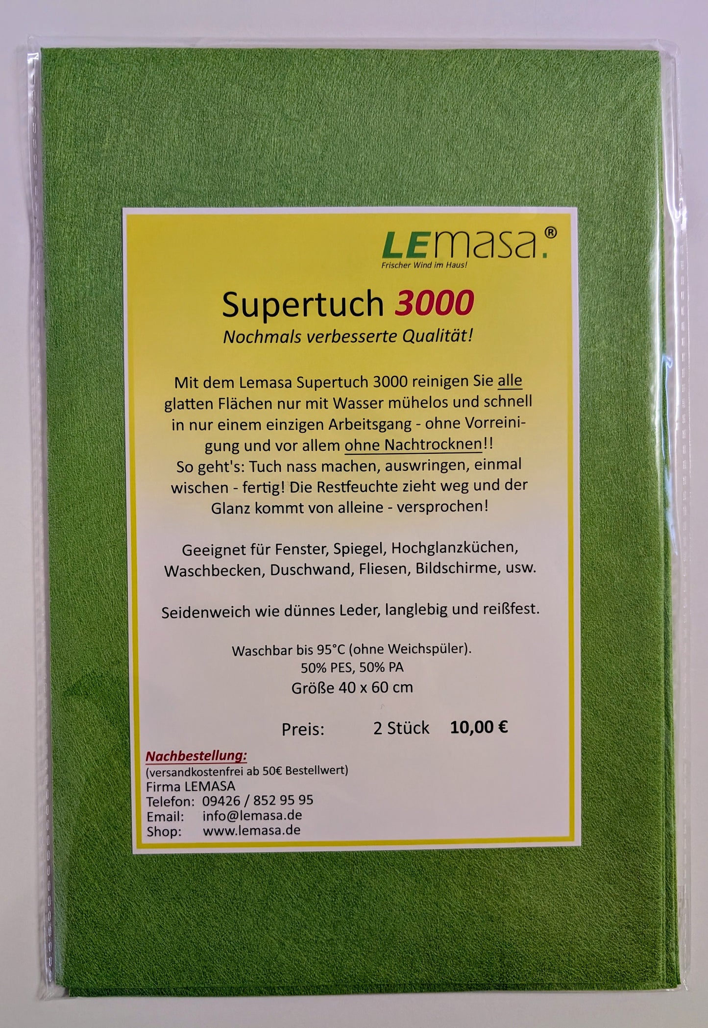 Supertuch 3000©  Unser meistverkauftes Tuch!! *Verbesserte Qualität*