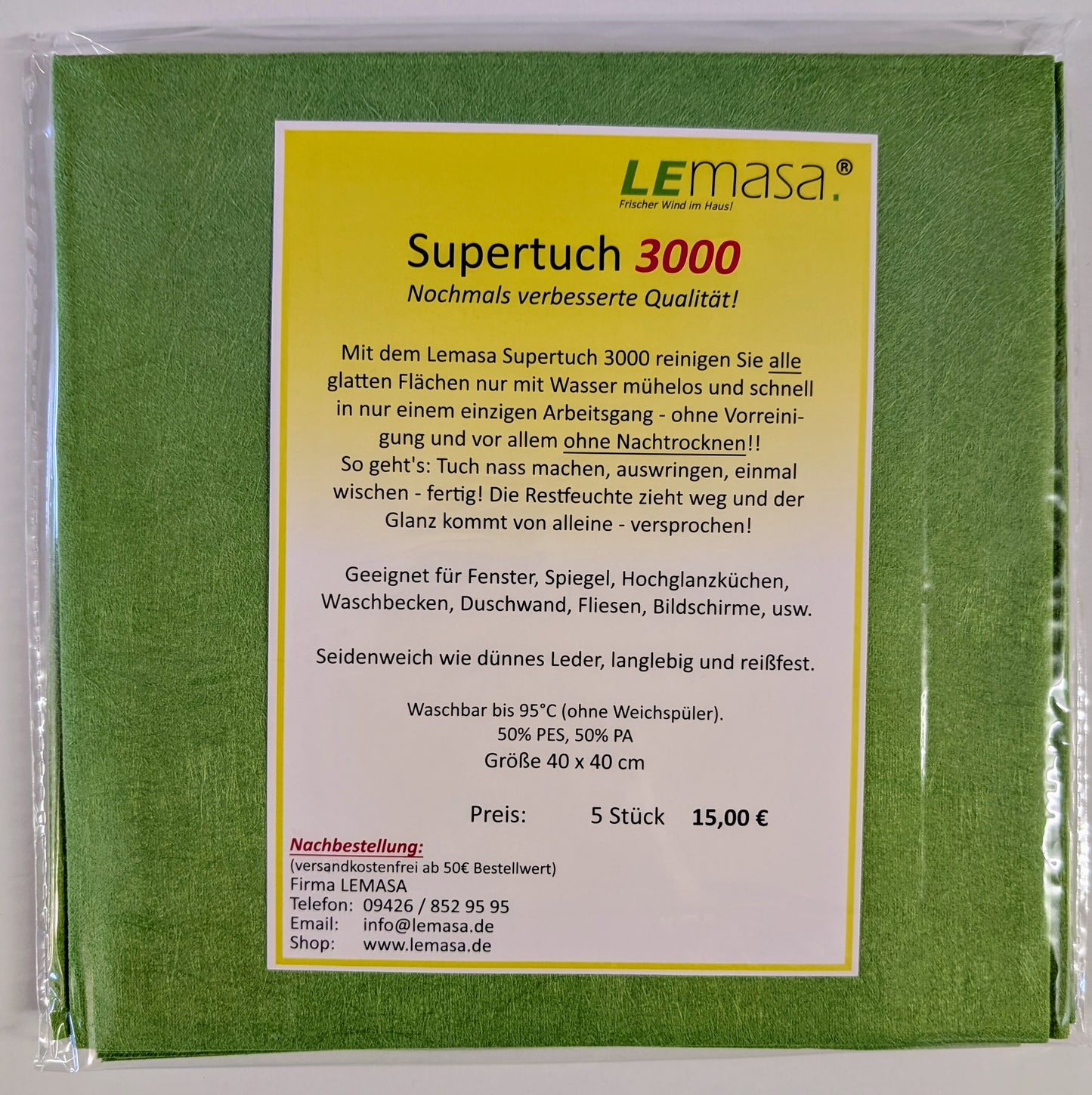 Supertuch 3000©  Unser meistverkauftes Tuch!! *Verbesserte Qualität*