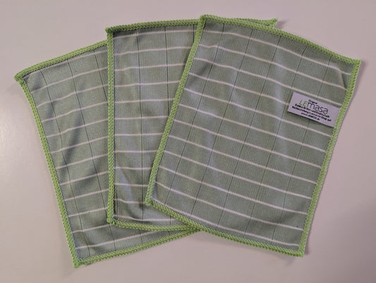 3er Set Bambus Brillen - und Displaytuch 20cm x 15cm